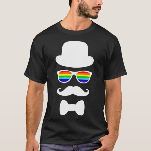 Camiseta Aceitação de Parada LGBTQIA Ally Flag Love Orud (Frente)