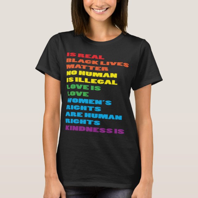 Camiseta Aceitação de Parada LGBTQIA Ally Flag Love Orud (Frente)