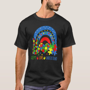 Camiseta Aceitação do Autismo Amor Entenda Peças do Quebra-