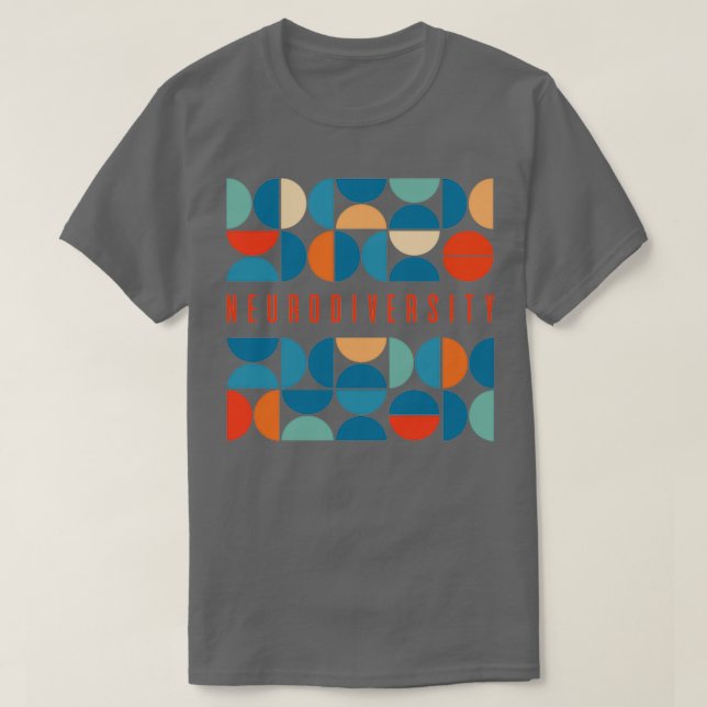 Camiseta aceitação do autismo da neurodiversidade (Frente do Design)