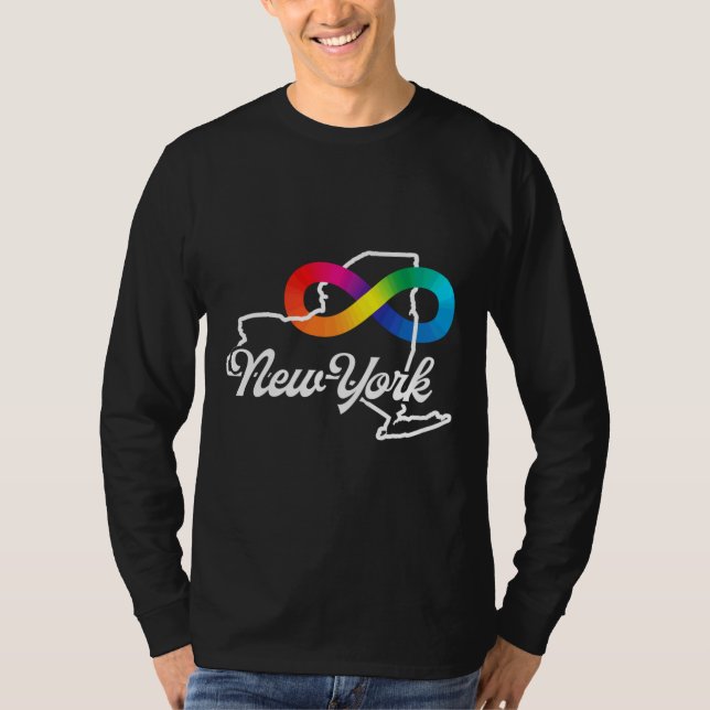 Camiseta Aceitação do Autismo de Nova Iorque (Frente)