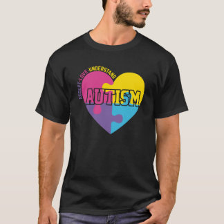 Camiseta Aceitar- Amor- Compreender- Autismo