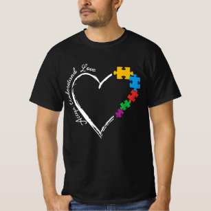 Camiseta Aceitar Compreender a Consciência do Autismo do Am