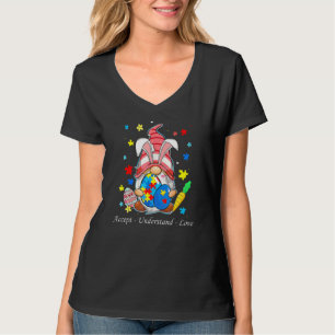 Camiseta Aceitar Compreender Atenção ao Autismo do Amor Les