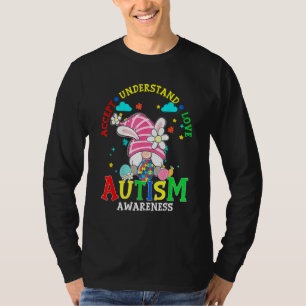 Camiseta Aceitar Compreender Atenção ao Autismo do Amor Les