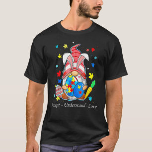 Camiseta Aceitar Compreender Atenção ao Autismo do Amor Les