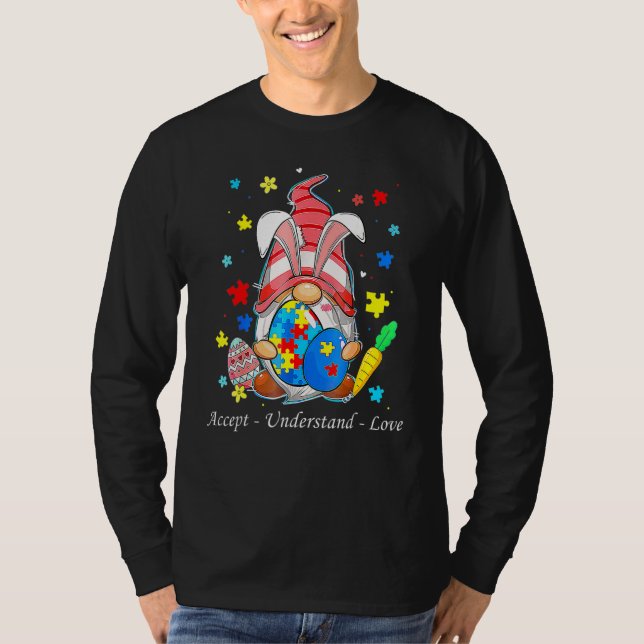 Camiseta Aceitar Compreender Atenção ao Autismo do Amor Les (Frente)