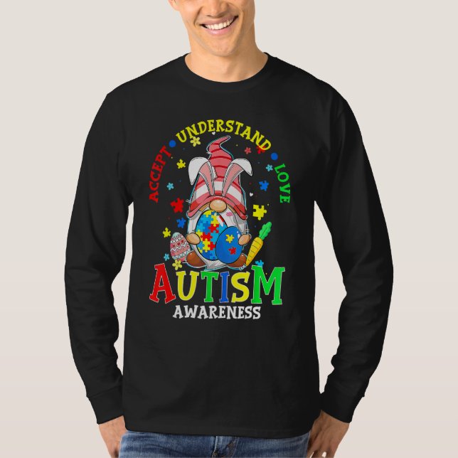 Camiseta Aceitar Compreender Atenção ao Autismo do Amor Les (Frente)