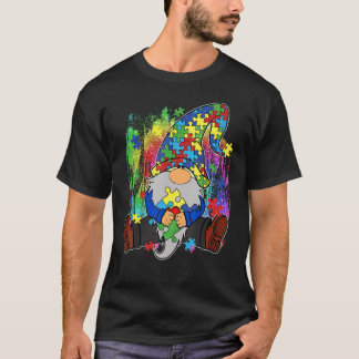 Camiseta Aceitar Compreender Autismo de Peças Quebra-cabeça
