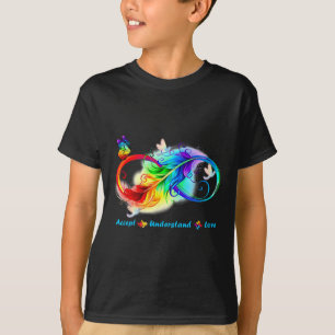Camiseta Aceitar Compreender Borboleta Infinita de Amor