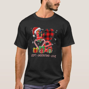 Camiseta Aceitar Compreender Quebra-cabeça Chr de Consciênc