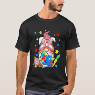 Camiseta Aceitar Entender Amar Gnome Conscientização do Aut