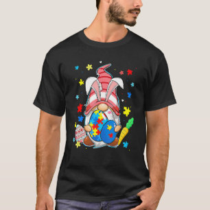 Camiseta Aceitar Entender Amar Gnome Conscientização do Aut