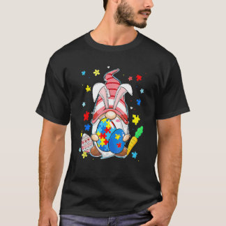 Camiseta Aceitar Entender Amar Gnome Conscientização do Aut