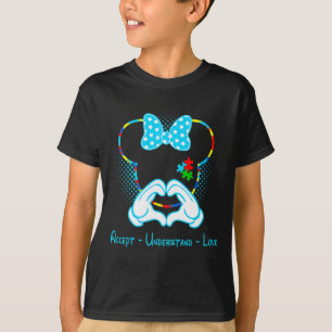Camiseta Aceite Compreender a Consciência do Autismo do Amo