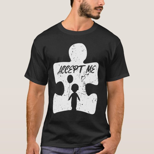 Camiseta Aceite-me Conscientização do Autismo (Frente)