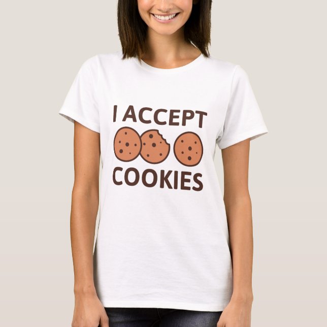 Camiseta Aceito Cookies (Frente)