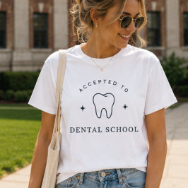 Camiseta Aceito na Faculdade de Odontologia, Futuro Dentist