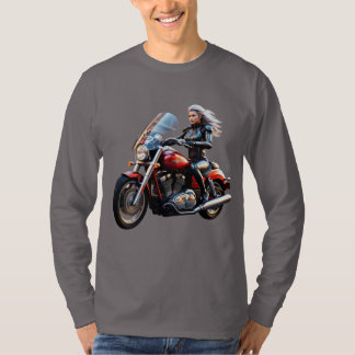 Camiseta Acelera Futurística: Capa Longa do Racer Cibernéti