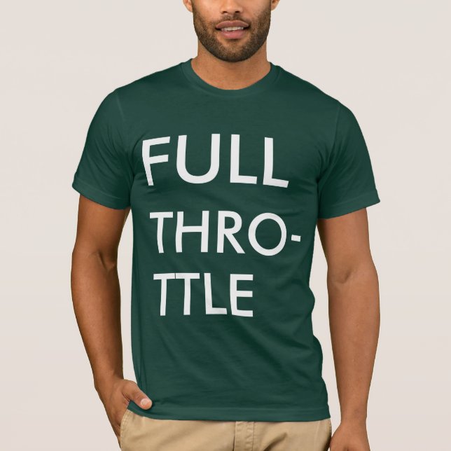 Camiseta Acelerador a fundo! (Frente)