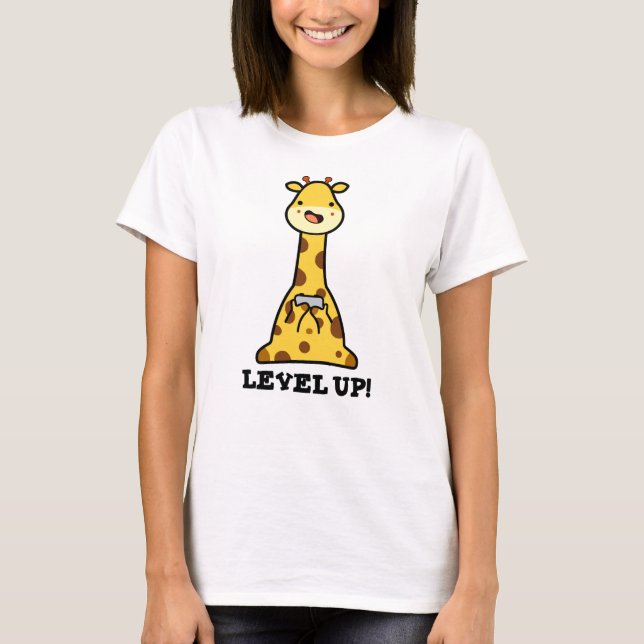Camiseta Acelere o Funny Giraffe Pun (Frente)