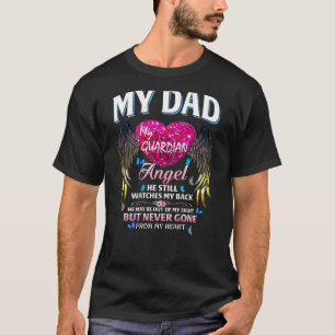 Camiseta Acenda Meu Pai Meu Anjo Guardião Ele Ainda Vê Meu