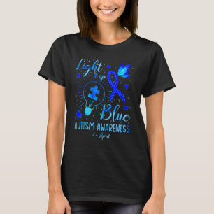 Camiseta Acenda-O Quebra-cabeça de Consciência do Autismo A