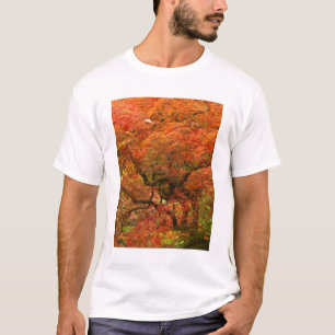 Camiseta Ácer japonês na cor de outono