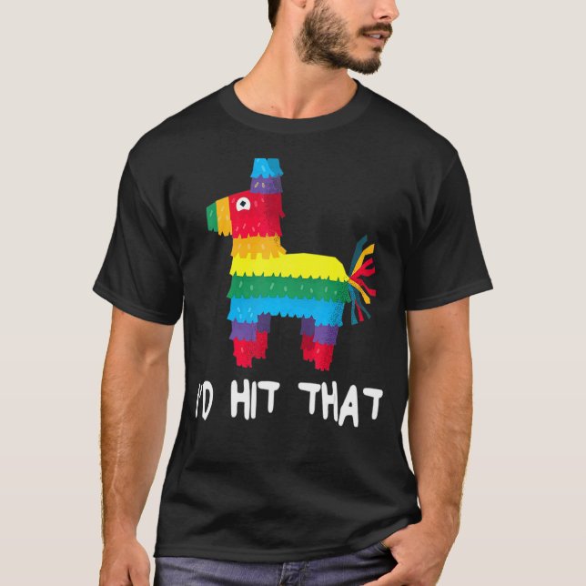 Camiseta Acertava na festa Pinata Cinco de Mayo (Frente)