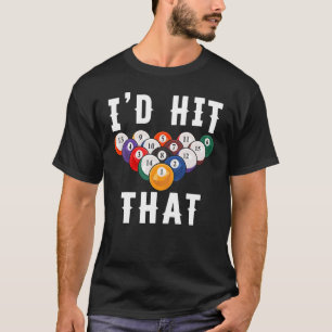 Camiseta Acertava Naquele Jogador de Bolas de Piscina.