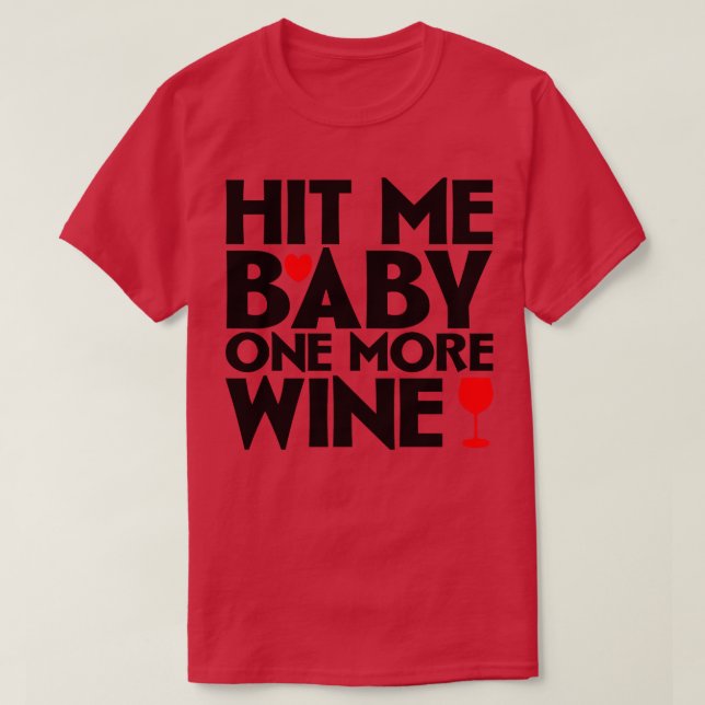 Camiseta Acerte-me mais um vinho 1 (Frente do Design)