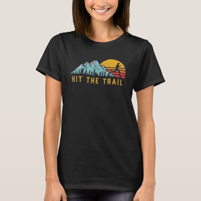 Camiseta Acerte O Trilho Retro Summit Executando O Runner D (Frente)