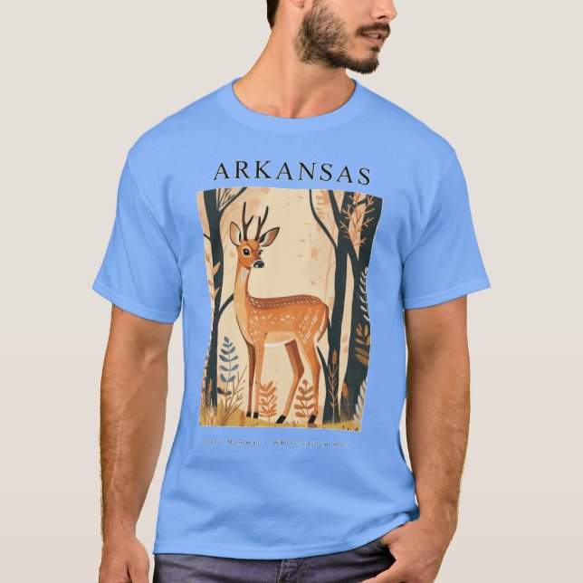 Camiseta Acervo de Whitetated Whitetement - Estado do ARKAN (Frente)