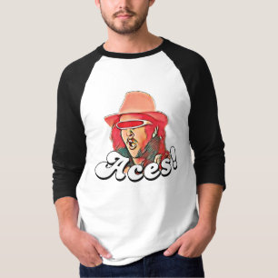 Camiseta Aces: Cor, Logotipo Central