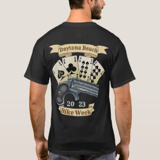 Camiseta Aces E Arma Da Bicicleta De Praia Daytona Semana 2