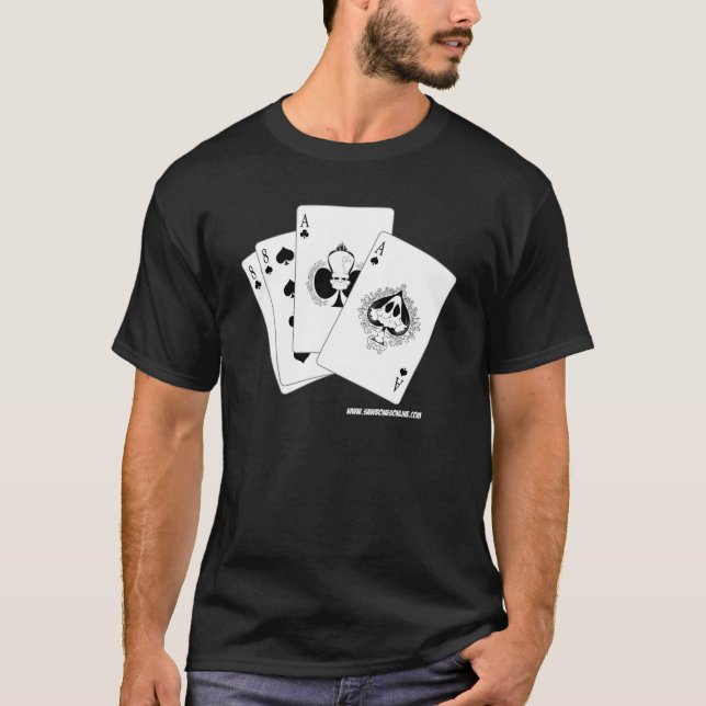 Camiseta Aces e Oito Deadmanx27;s - Essencial (Frente)