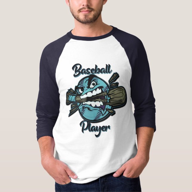Camiseta Acessor de chaveiro do jogador de beisebol (Frente)