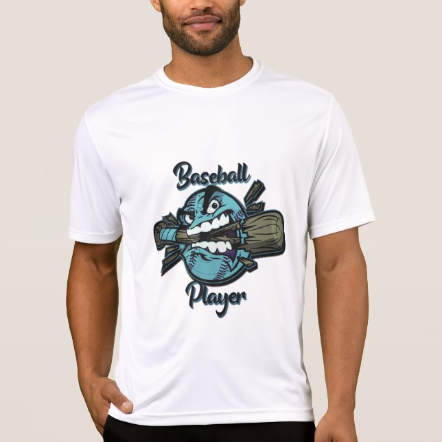 Camiseta Acessor de chaveiro do jogador de beisebol (Frente)