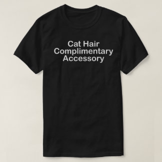 Camiseta acessório complementar de pelo de gato