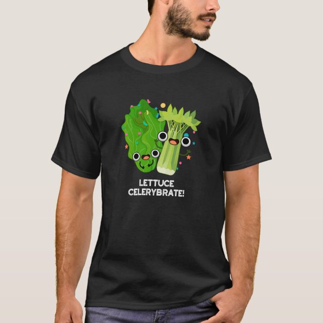 Camiseta Acessórios Aibraçados Funny Veggie Pun Dark BG (Frente)