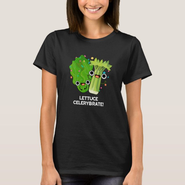 Camiseta Acessórios Aibraçados Funny Veggie Pun Dark BG (Frente)