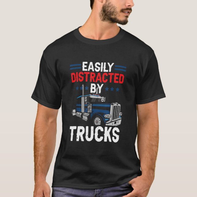 Camiseta Acessórios De Caminhoneiro Para Driver De Caminhão (Frente)