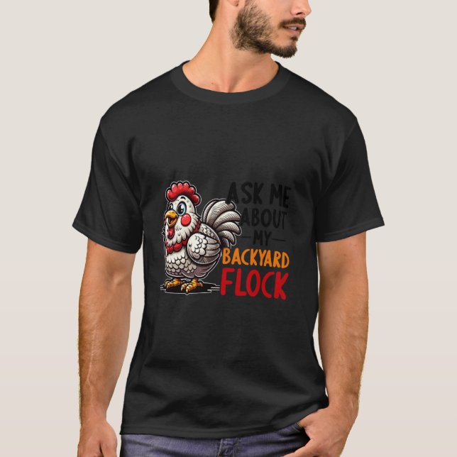 Camiseta Acessórios de Frango Coisas de Frango Fazendeiro d (Frente)