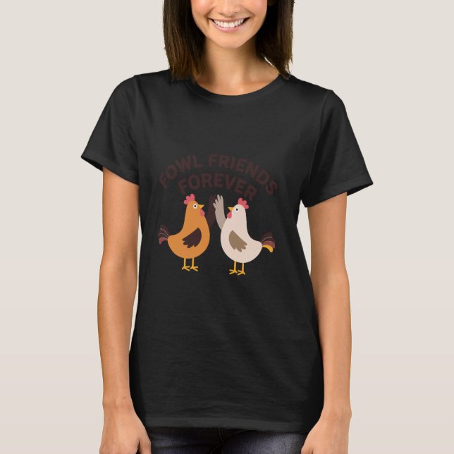 Camiseta Acessórios de Frango Coisas de Frango Fazendeiro d (Frente)