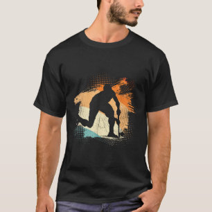 Camiseta Acessórios de Hóquei em Campo Retro Amante de Hóqu