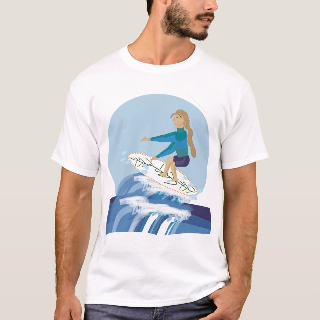 Camiseta Acessórios de Ilustração de Tema de Navegação de A (Frente)