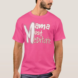 Camiseta Acessórios de meditação da mãe ioga