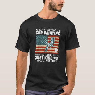 Camiseta Acessórios de pintor de carro de pintura de carro