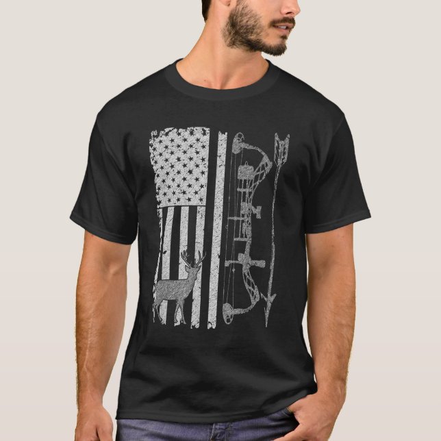 Camiseta Acessórios de Sinalizador de Caça a Arcos American (Frente)