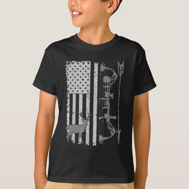 Camiseta Acessórios de Sinalizador de Caça a Arcos American (Frente)